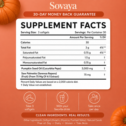 Pumpkin Seed Oil Softgels